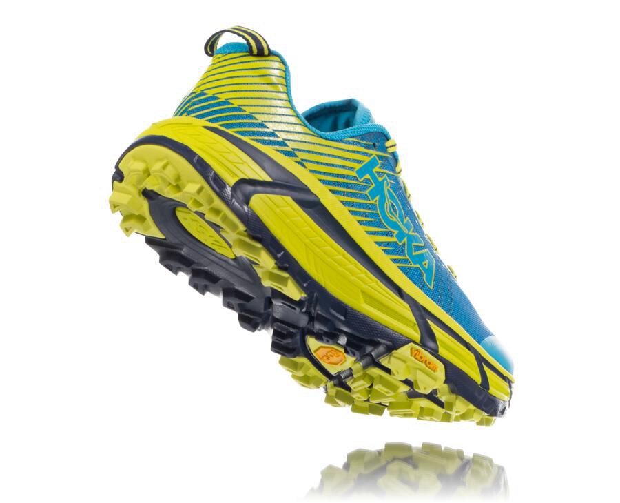 Hoka Australia One One EVO Mafate 2 - Mens Trail Shoes Blue/Green - NRDXA-8349